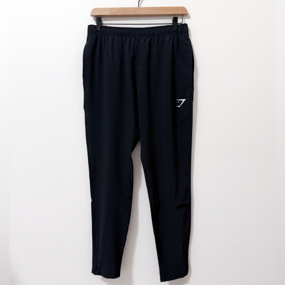 Mens GYMSHARK Arrival Woven Joggers - Black